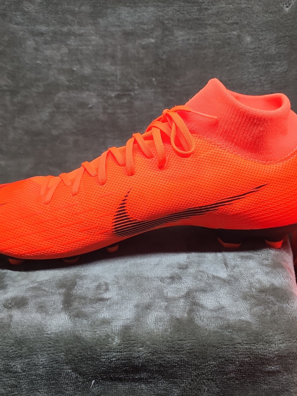 Nike Mercurial Superfly VI Pro FG Orange Soccer Cleats Size 11 - Picture 2 of 7